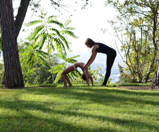 yoga all'aperto